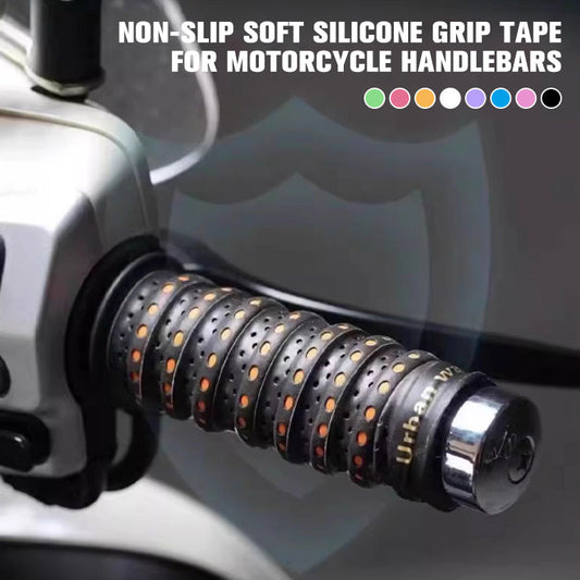 🔥Populaire verkoper💯 Antislip stuurlint van zacht siliconen voor motorfietsen