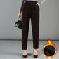 🍂Dames hoge taille corduroy warme broek